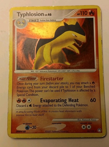 Typhlosion 16/123 Mysterious Treasures Holo Rare Pokémon TCG
