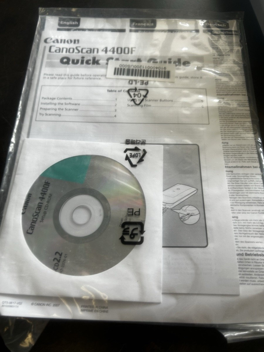 Canon CanoScan 4400F Flatbed Scanner for sale online | eBay