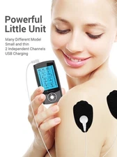 Tens Unit Muscle Stimulator Electric Pulse Massager  Rechargeable Pain Reliever