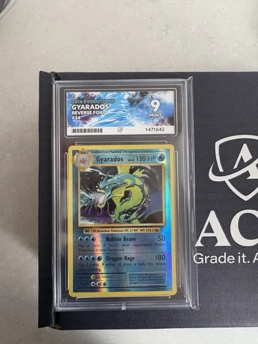 Gyarados 34/108 Evolutions Reverse Holo Holo Rare 2016 English Ace 9