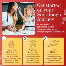 San Francisco Sourdough Starter Culture- 100 Year Old Dehydrated Heirloom St...