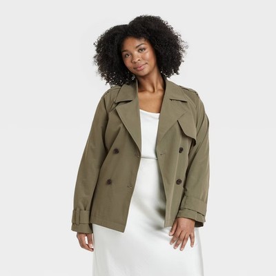 Women's Short Trench Coat - A New Day | eBay
