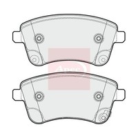 Kia Venga Yn 2010-2019 BremsbeläGe Vorne (R90) PAD1787