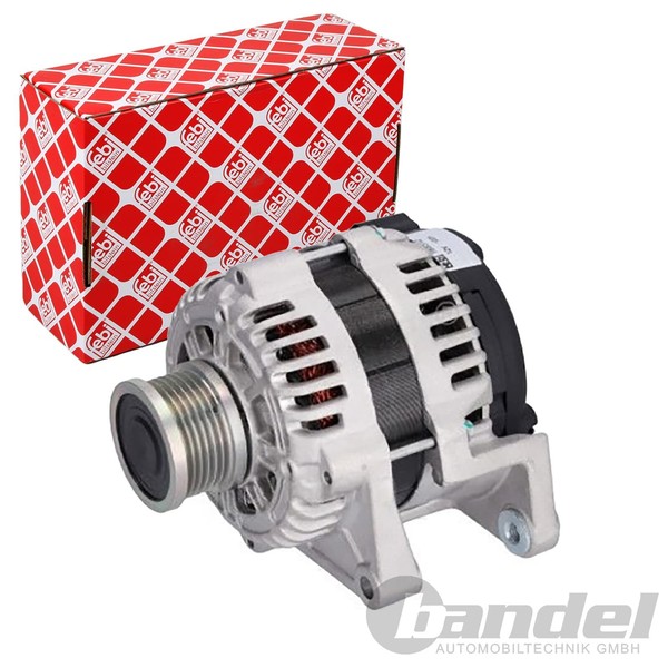 Febi Lichtmaschine Generator 100A MIT Riemenscheibe Passend FüR Opel Astra Insig-image