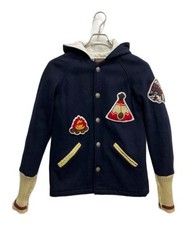 skookum      × beaver              Hooded stadium jacket navy