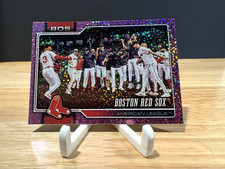 2026 Topps Series 1 Celebration Boston Red Sox Pink Confetti Team Card #198