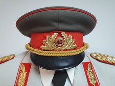 NVA DDR GENERAL Staatssicherheit Uniform Mütze Schirmmütze