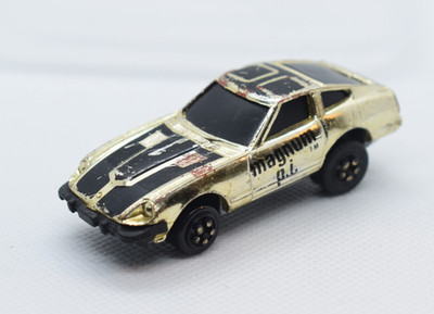 #ad Kidco Magnum PI Chrome Gold Datsun Z Burnin#x27; Keys Macao 1980 Vintage Diecast $3.95