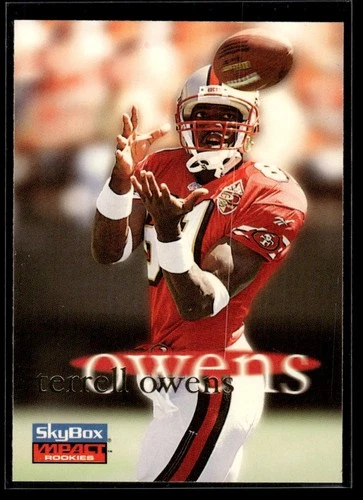 1996 SkyBox Impact Rookies Terrell Owens Rookie San Francisco 49ers #62