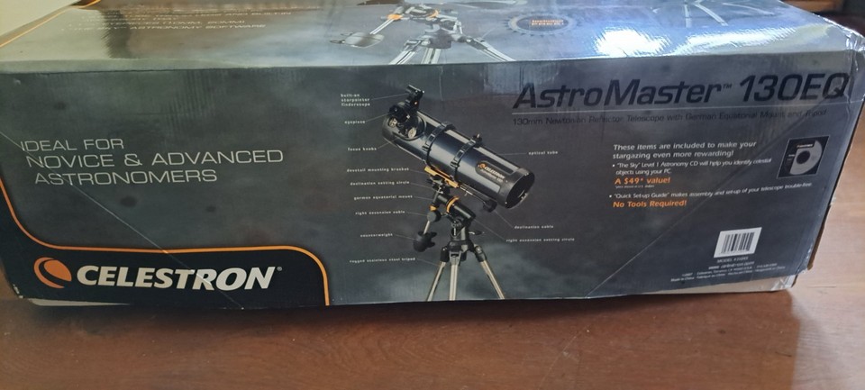 Celestron AstroMaster 130EQ Newtonian - KW Telescope