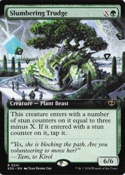Slumbering Trudge (Extended Art) - Secrets of Strixhaven