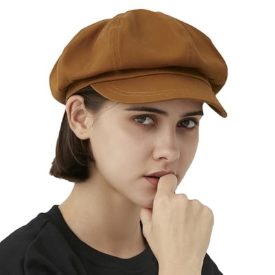 Classic Newsboy Hats, Two Size Newsboy Flat Cap for Men and Women