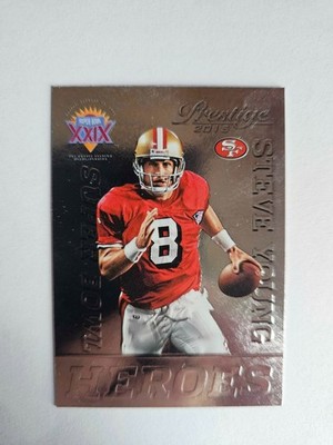 2015 Panini Prestige Super Bowl Heroes Steve Young #13 San Francisco 49ers NFL