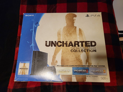 Sony PlayStation 4 Slim UNCHARTED: The Nathan Drake Collection Bundle 500GB...