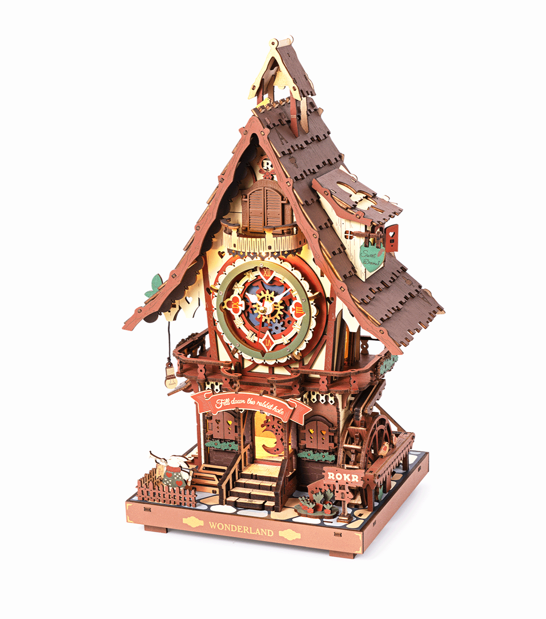 Rokr Cuckoo Clock 3D Wooden Puzzle LC901C