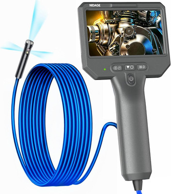 Triple Lens Borescope 1920P HD Endoscope Camera with Light, 4.3'' IPS Screen IP67