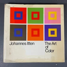 The Art of Color by Johannes Itten First Edition Vintage Hardcover Book 1993
