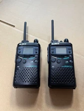 ALINCO DJ-P20 2-Way Radio Walkie Talkie Set of 2 Used Tested