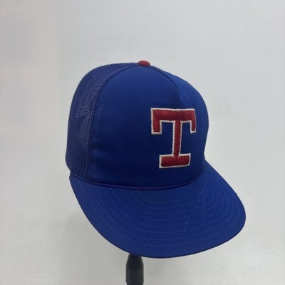 Vintage Texas Rangers Hat Cap Mens SnapBack Trucker Mesh 80s 90s MLB