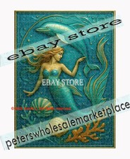 500 piece jigsaw puzzle Mermaid Dolphin 3D Look Ocean Fantasy coastal