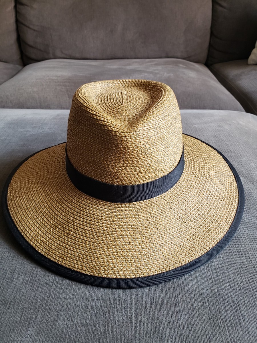Eric Javits Suncrest Visor Fedora Adjustable Straw Hat - NEW  display picture 1