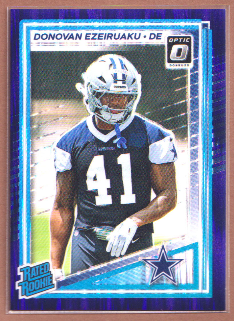 Donovan Ezeiruaku RC #230 2025 Donruss Optic Blue Scope-0939