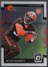 2017 Panini Donruss Optic #106 Myles Garrett RC Rookie Card. rookie card picture