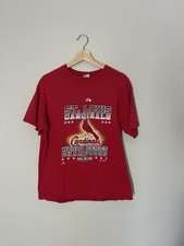 2006 World Series Champions St. Louis Cardinals Graphic Red T shirt Mens M