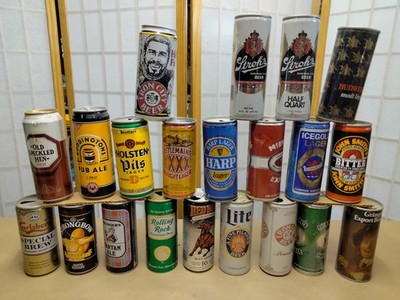 Vintage 16 oz Beer Cans Mixed Brands EMPTY Collection Lot of 45  lot#15