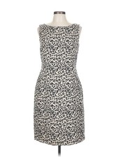 Nine West Women Gray Cocktail Dress 10