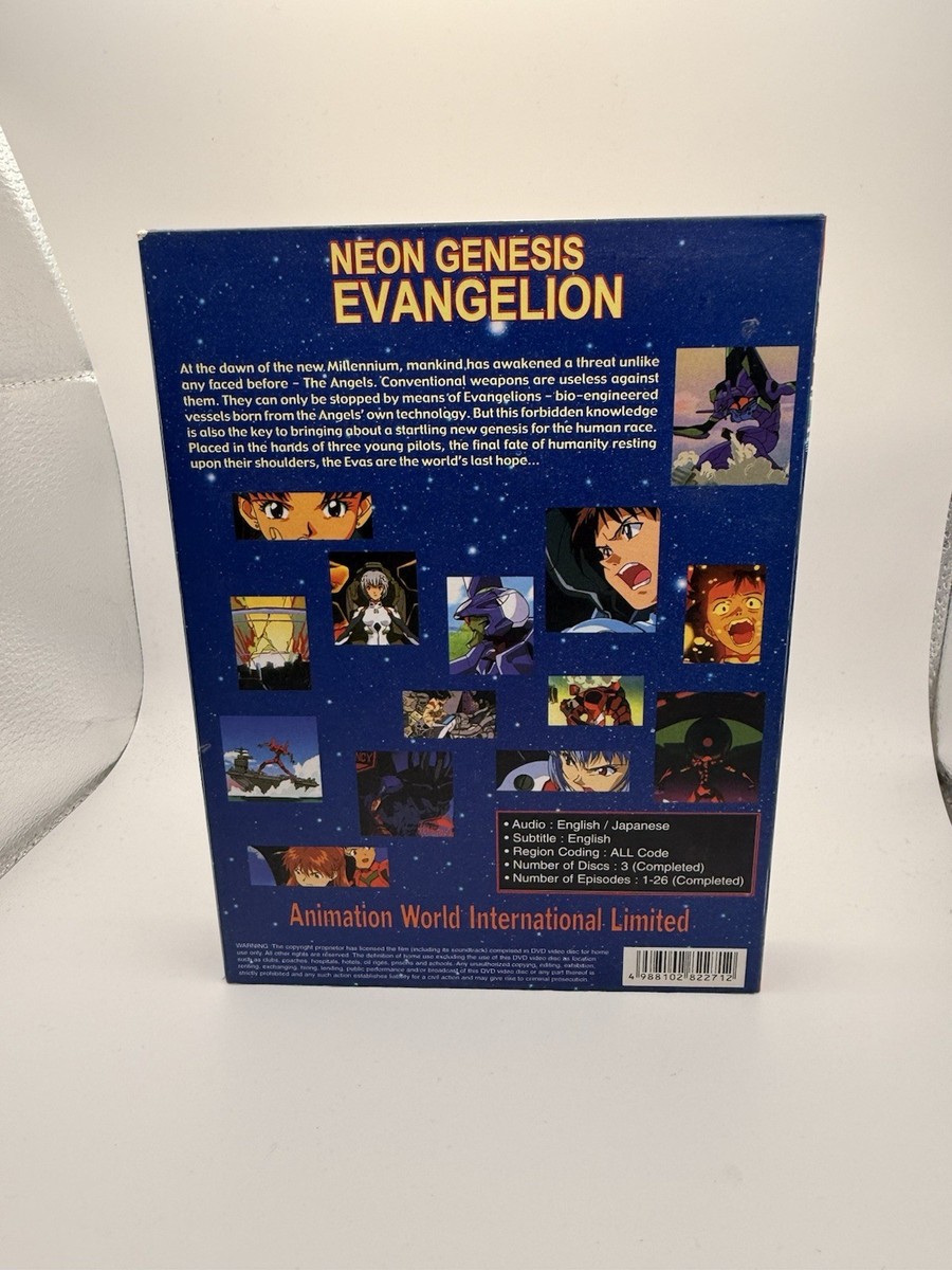 NEON GENESIS EVANGELION - 26 Complete Uncut Episodes - 3 Disc DVD