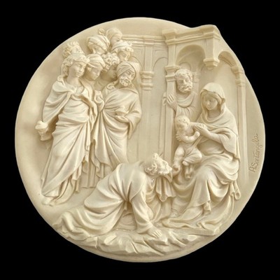 Vintage Studio Dante Di Volteradici Adoration of the Magi Collector Plate