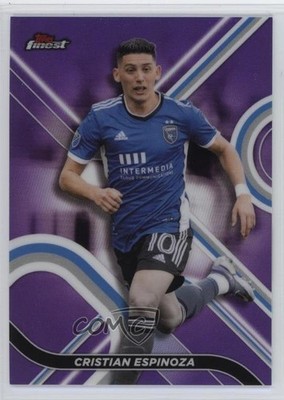 2022 Topps Finest MLS Purple Refractor /250 Cristian Espinoza #55 0kf1