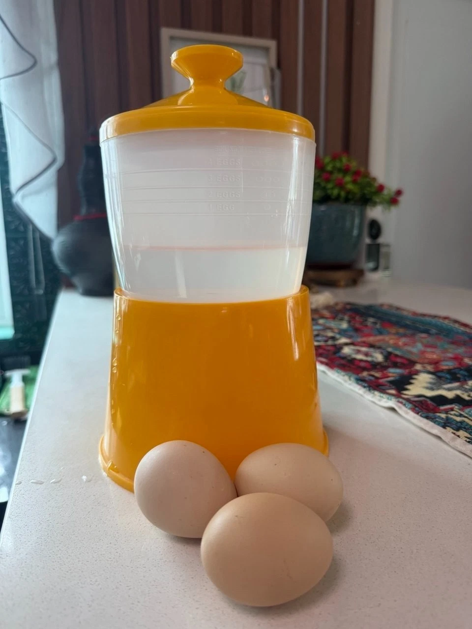 Plastic Egg Maker For Half Boiled Eggs