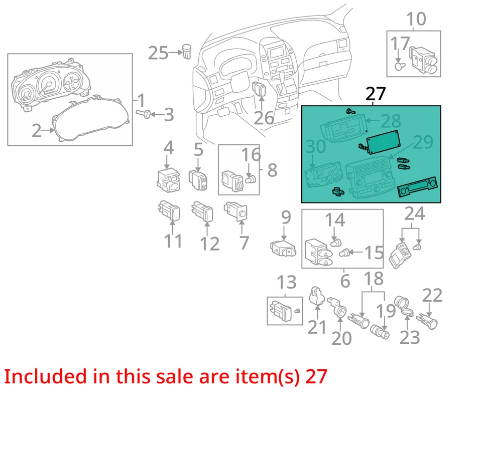 2004-2010 Toyota Sienna Ac Heater Climate Control 84010-08130 D8IDJ - Image 3 of 4