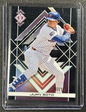 JUAN SOTO 2025 TOPPS TRANSCENDENT COLL #15 ICONS CHROME BLACK REFRACTOR 7/10
