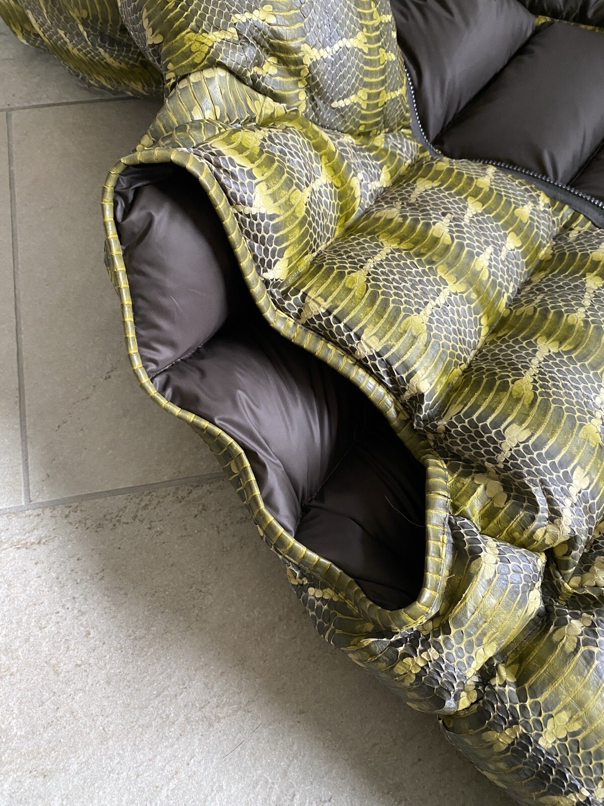 Rick Owens FW23 SEALED VEST PYTHON SNAKESKIN size… - image 10