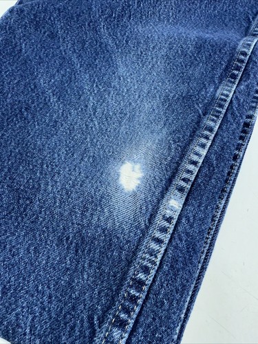 Wrangler Denim Men's Jeans Distressed Straight Leg READ DESCRIPTION - Picture 12 of 13