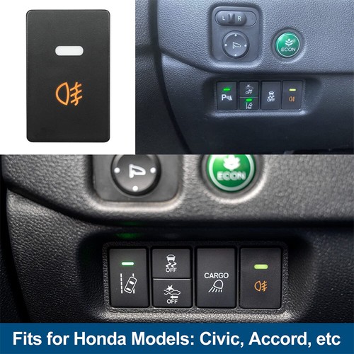 Set Front Fog Light For 2016 2017-2021 Honda Civic With Bulb HO2593143 HO2592143 - Picture 14 of 16