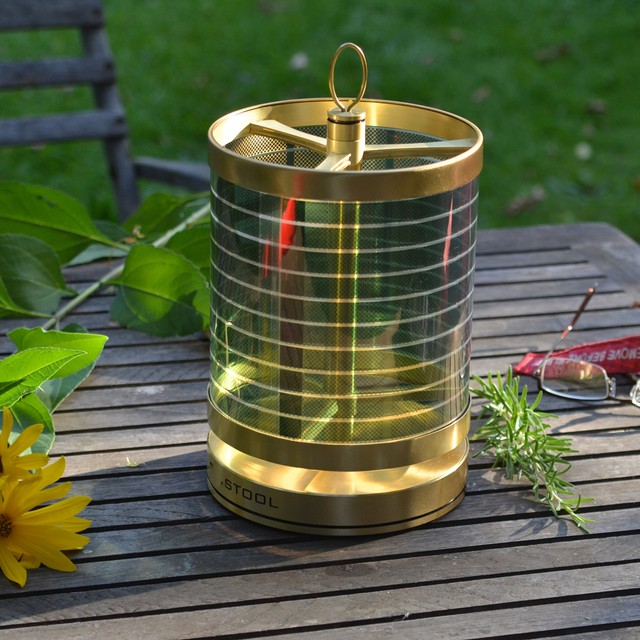 Tischleuchte Mit Solar Garten Licht Led 6w Wetterfest Messing By Stool Gunstig Kaufen Ebay