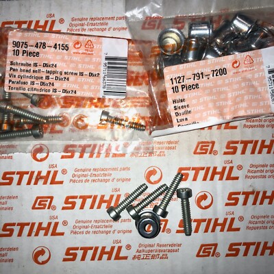 Recoil / Brake Screws & Bushing Kit - Replacement For STIHL MS250, MS290, MS390, 029, 039 Chainsaws (OEM Part)