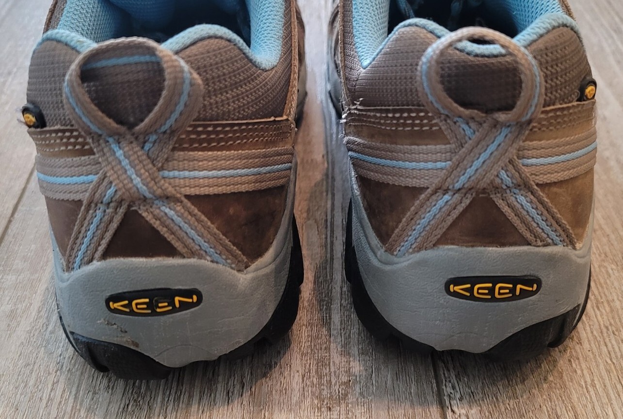 KEEN Scarpa da trekking donna 11 Voyageur Brindle Alaska blu 1011523 pelle