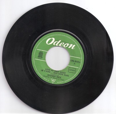 Sounds Nice    Love At First Sight / Love You Too * Vinyl 7''