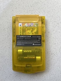 Nintendo Gameboy Color Colour Game Boy BACKLIT IPS Q5 V2 GBC 🔹Pikachu Pok&eacute;mon🔹
