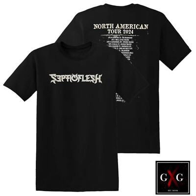 SEPTICFLESH cd cv LOGO TOUR 2024 Official SHIRT LG New modern primitive sumerian