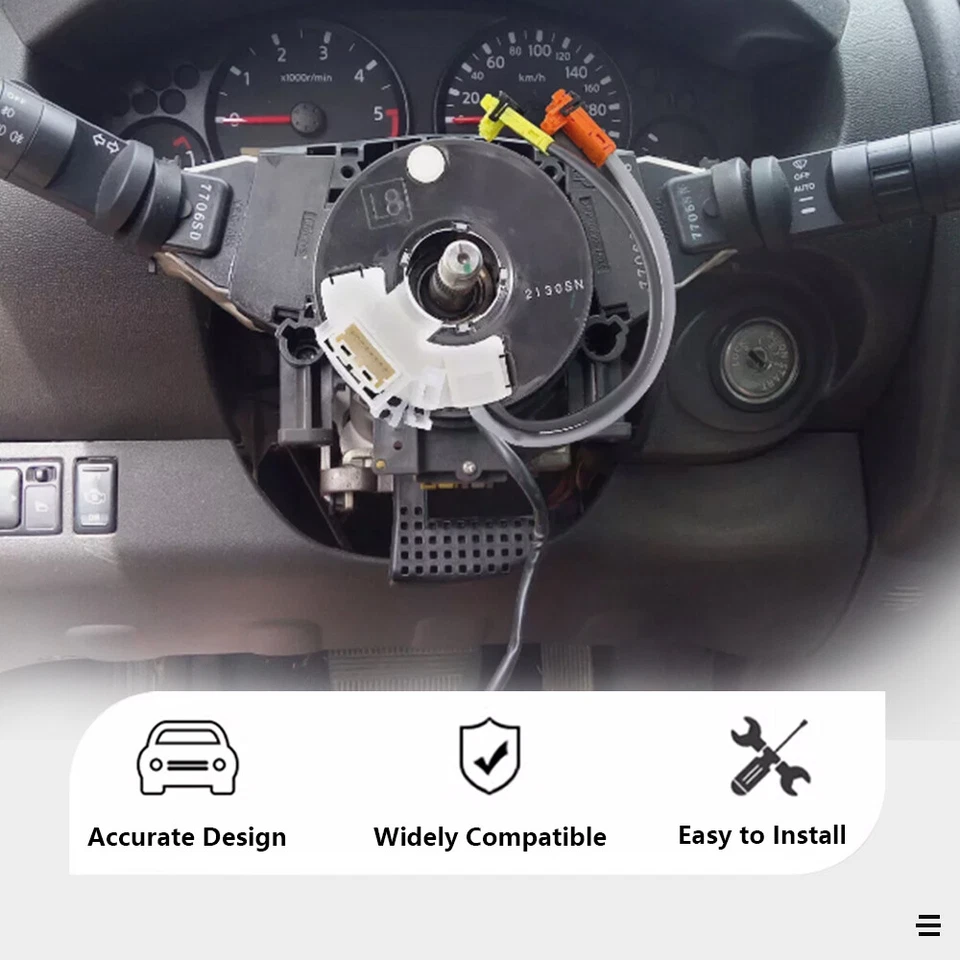 Cable espiral resorte reloj para Infiniti QX56 FX35 FX45 G35 Nissan Murano Armada Foto 2 de 4