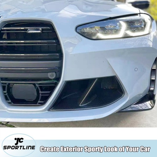 For BMW 21+ G80 M3 G82 G83 M4 Carbon Front Grill Air Inlet Duct Vent