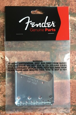 Fender Telecaster Bridge Plate - American Vintage ''Pat Pend.'' für USA Tele Chrome