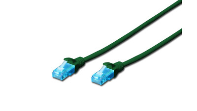 Patchkabel U/UTP Kat.5e grün 1m DK-1512-010/G Netzwerkkabel LAN Ethernet