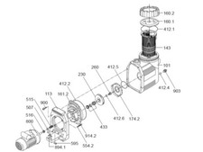 Gleitringdichtung 20 mm komplett für Speck BADU 90/15 und 90/20 Poolpumpe